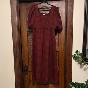 Burgundy Maxi Dress